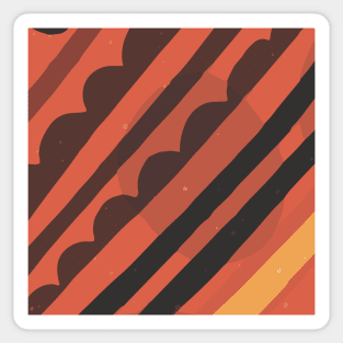 Abstract Minimal Diagonal Stripes Textured Background Image GC-117-14 Sticker